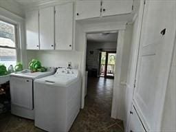 7 Kensington Rd, Worcester, MA 01602 - washroom with independent washer and dryer and cabinet space