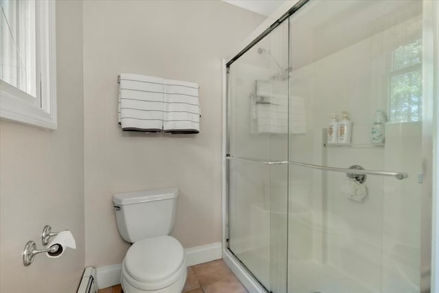290 Mendell Rd, Rochester, MA 02770 - bathroom with a stall shower, healthy amount of natural light, and tile patterned flooring