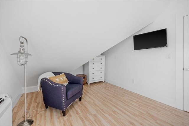 14 Stanton Ln, Scituate, MA 02066 - sitting room featuring wood finished floors and vaulted ceiling