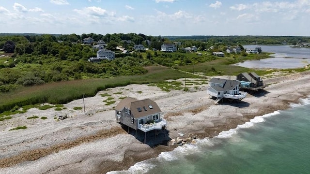 14 Stanton Ln, Scituate, MA 02066 - view from above of property with a large body of water