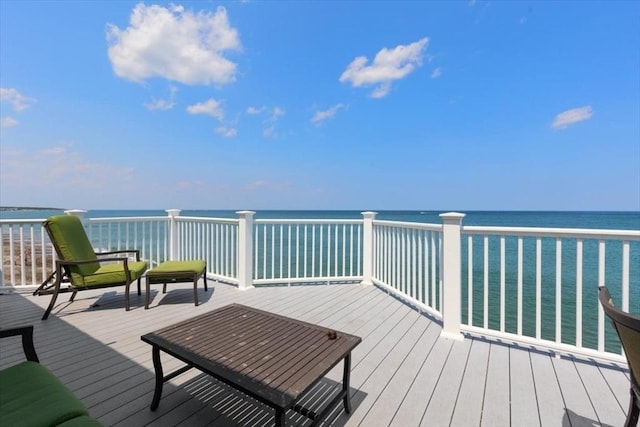 14 Stanton Ln, Scituate, MA 02066 - deck with a water view