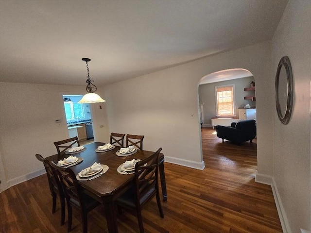 3 S Ter, Auburn, MA 01501 - dining space featuring arched walkways and wood finished floors