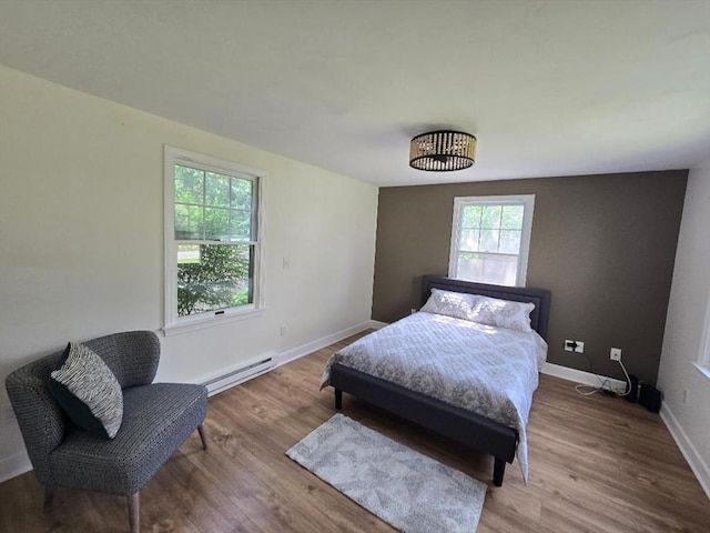 3 S Ter, Auburn, MA 01501 - bedroom with a baseboard radiator and wood finished floors