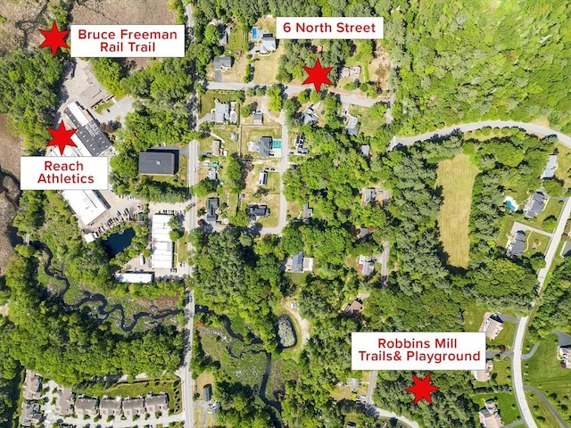 6 N St, Acton, MA 01720 - aerial view of property's location