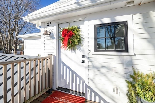 view of entrance to property