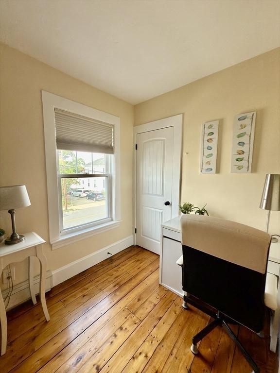 36-1/2 Pearl St Unit 36H, Milford, MA 01757 - office featuring light wood-style flooring and baseboards