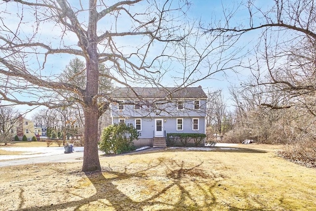 view of front of property