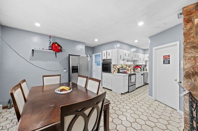 18 Gordon St, Worcester, MA 01604 - dining room featuring recessed lighting and baseboards