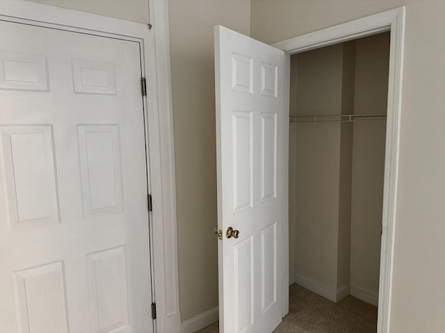 view of closet