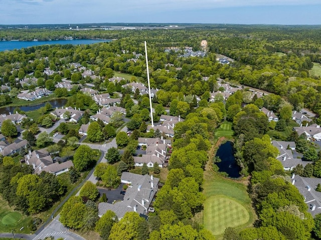 19 Longwood Rd Unit 243, Mashpee, MA 02649 - aerial view of residential area with a large body of water