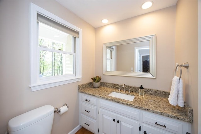13 Valleywood Rd, Hopkinton, MA 01748 - bathroom with vanity and toilet