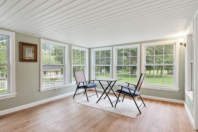 9 New Meadow Rd, Lynnfield, MA 01940 - sunroom / solarium featuring wooden ceiling and wood finished floors