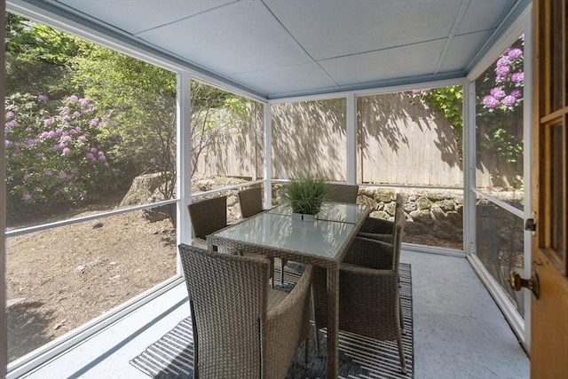 159 Payson Rd, Brookline, MA 02467 - sunroom / solarium with outdoor dining area