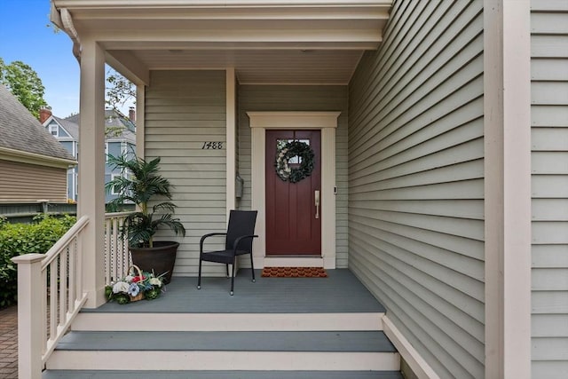 1488 Washington St Unit 1488, Newton, MA 02465 - doorway to property with covered porch