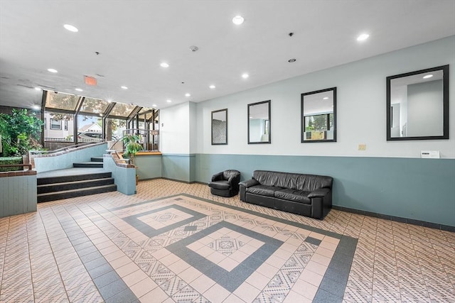 39 Parlin St Unit 503, Everett, MA 02149 - building lobby with recessed lighting