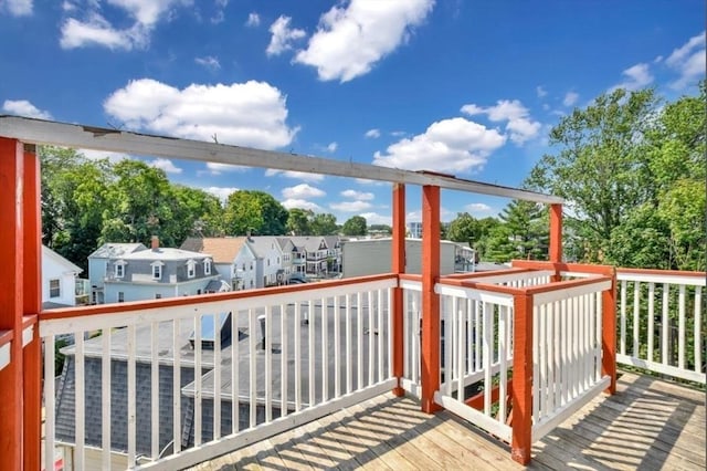 1907 Columbus Ave, Boston, MA 02119 - wooden terrace with a residential view