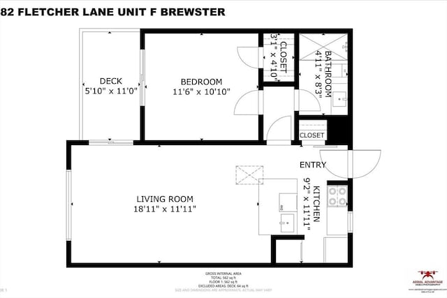 81 Fletcher Ln Unit I, Brewster, MA 02631 - view of property floor plan