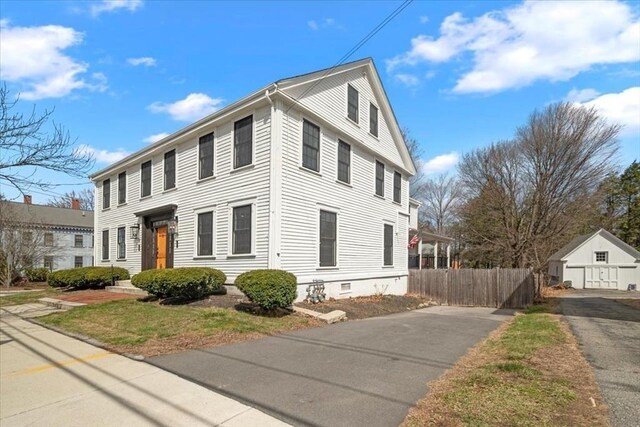 12 Salem St Unit 2, Haverhill, MA 01835 - colonial house with aphalt driveway and fence