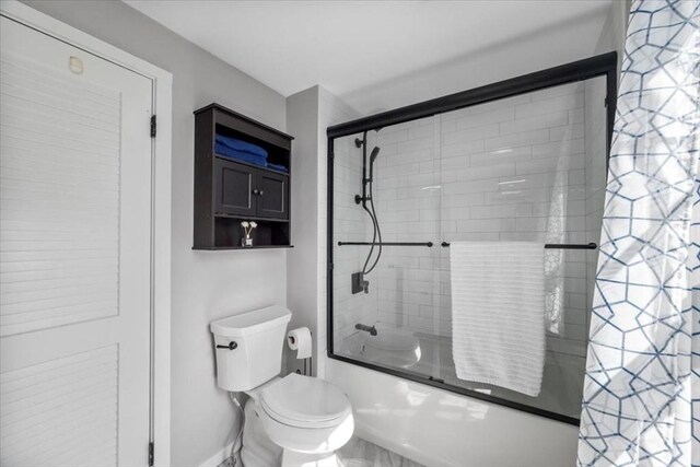 12 Salem St Unit 2, Haverhill, MA 01835 - bathroom featuring enclosed tub / shower combo and toilet