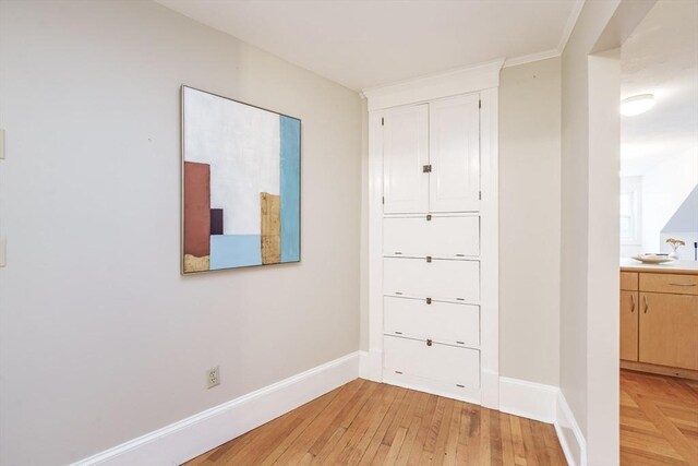 61 Crescent St Unit 6, Northampton, MA 01060 - unfurnished bedroom featuring baseboards and light wood-type flooring