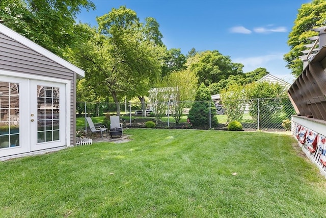212 Broadway St, Wakefield, MA 01880 - view of yard featuring french doors