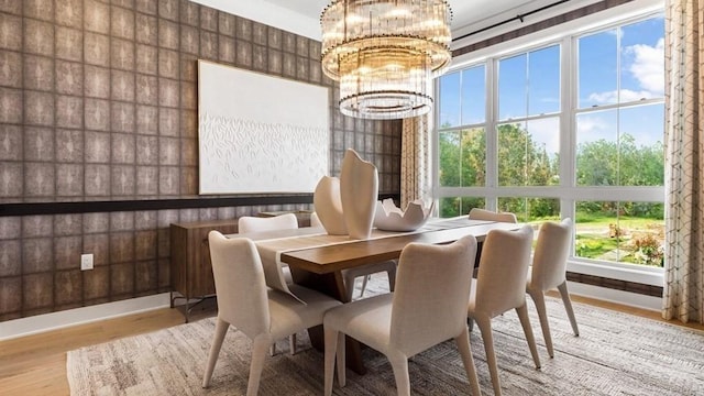 82 Kestrel Hts Unit 41, Plymouth, MA 02360 - dining area with a chandelier and wood finished floors