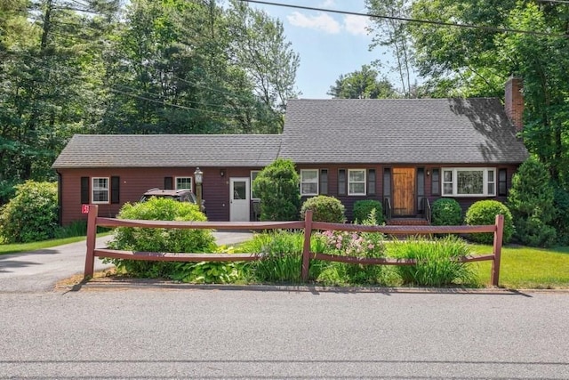 view of ranch-style home