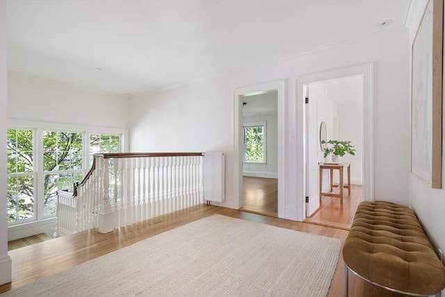 interior space featuring light wood-type flooring