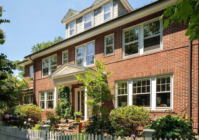 view of colonial house