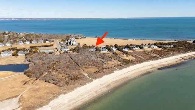 water view with a beach view