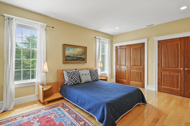 2 Azalea Way, Boxford, MA 01921 - bedroom with wood finished floors, multiple windows, and recessed lighting