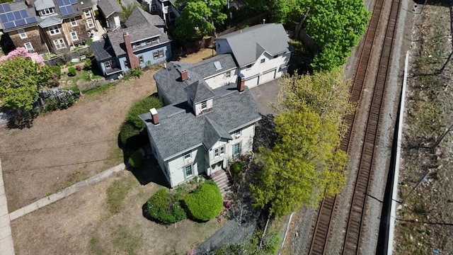 birds eye view of property featuring a residential view