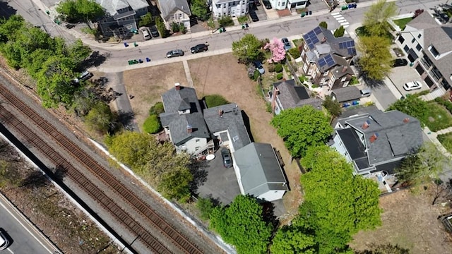 drone / aerial view featuring a residential view