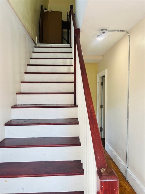 view of stairs