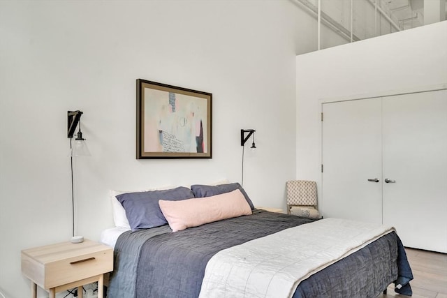 165 Chestnut Hill Ave Unit 3, Boston, MA 02135 - bedroom featuring wood finished floors and a closet