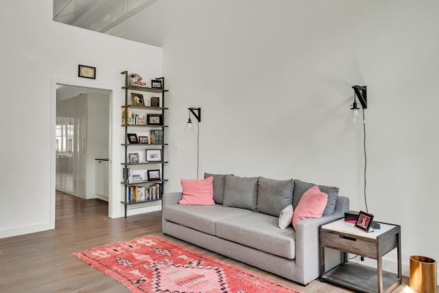 165 Chestnut Hill Ave Unit 3, Boston, MA 02135 - living area with wood finished floors and baseboards