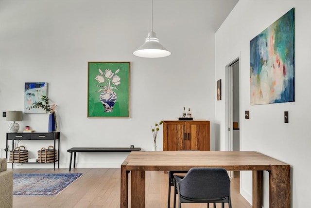 165 Chestnut Hill Ave Unit 3, Boston, MA 02135 - dining area featuring hardwood / wood-style floors