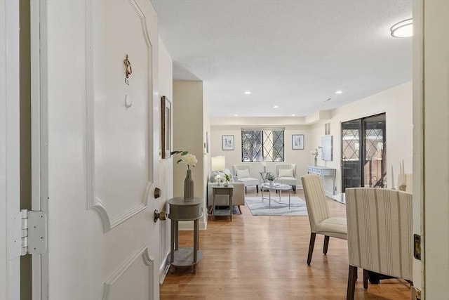 entryway featuring light wood-type flooring