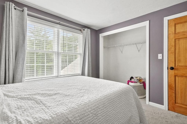 323 School St, Pembroke, MA 02359 - bedroom featuring carpet flooring and a closet