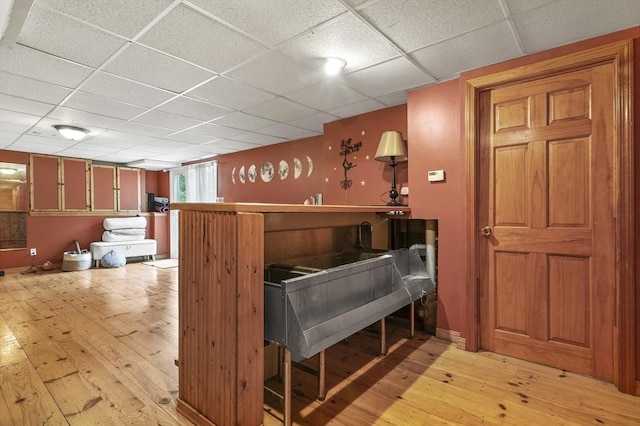 323 School St, Pembroke, MA 02359 - reception featuring a drop ceiling and bar area