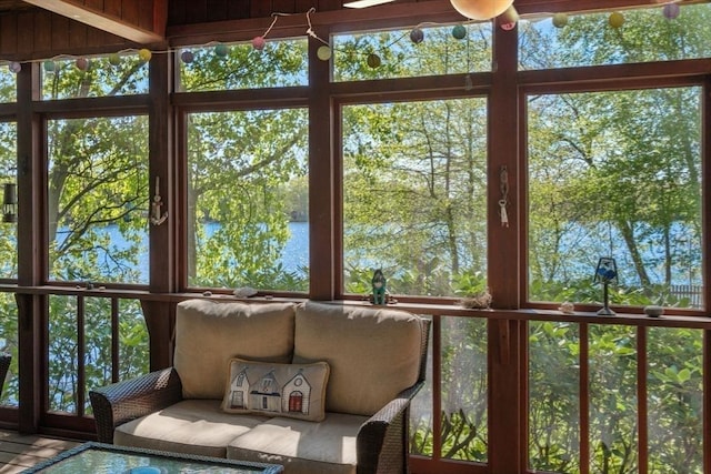 2 Lake Ave, Framingham, MA 01702 - sunroom featuring a water view and plenty of natural light