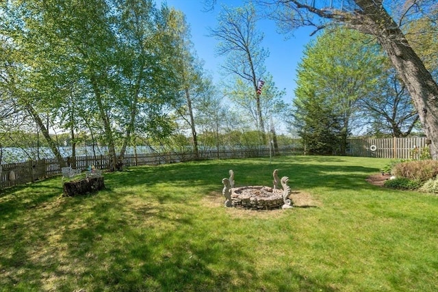 2 Lake Ave, Framingham, MA 01702 - view of yard with an outdoor fire pit