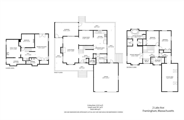 2 Lake Ave, Framingham, MA 01702 - room layout