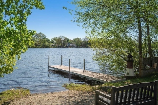 2 Lake Ave, Framingham, MA 01702 - dock area featuring a water view