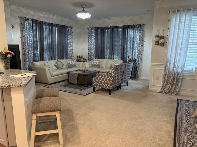 12101 Peters Farm Way Unit 12101, Westborough, MA 01581 - living area featuring carpet floors