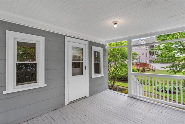 38 Torrey St, Boston, MA 02124 - view of wooden deck