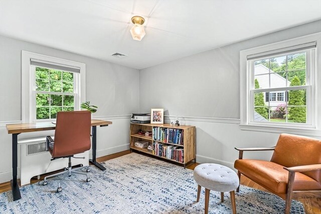 4 Worthen Rd, Winchester, MA 01890 - office space with wood finished floors and baseboards