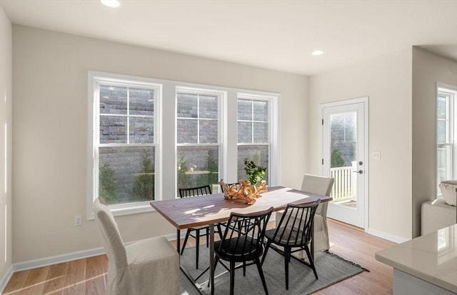 15 Mason Way Unit 73, Woburn, MA 01801 - dining space featuring light wood-style flooring and recessed lighting