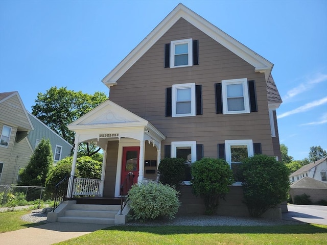 40 June St, Worcester, MA 01602 - view of front of house featuring covered porch