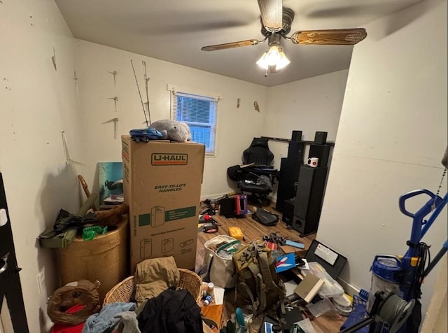18 Laurel Ave, Sterling, MA 01564 - storage area with ceiling fan
